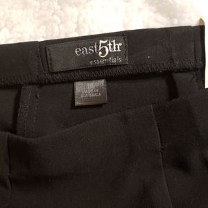 NWT EAST 5th Essentials Black Ladies Dress Pants